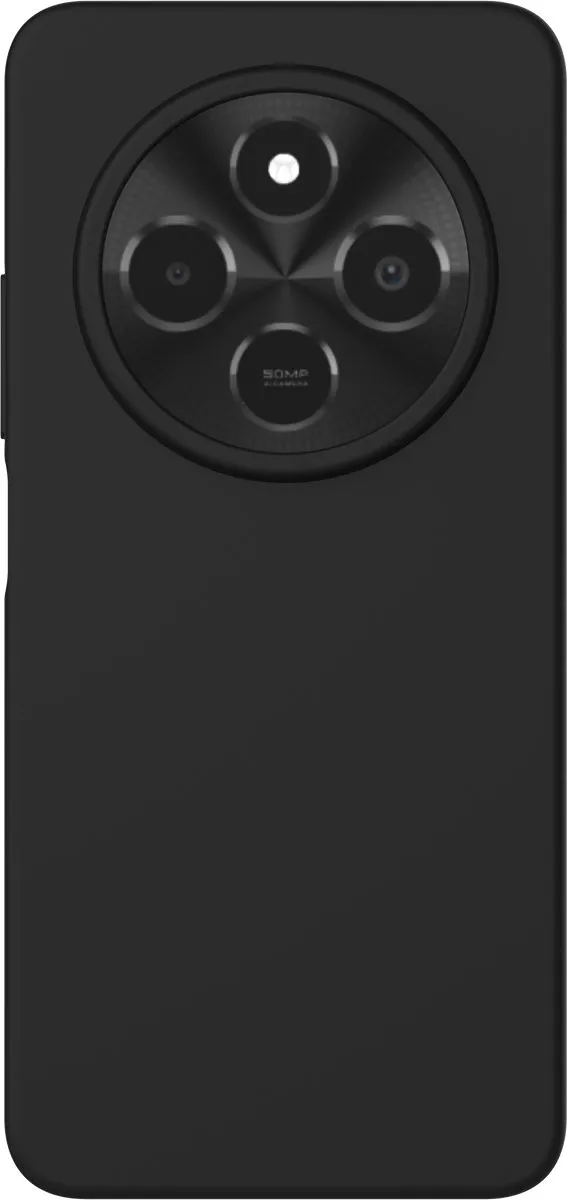 Just in Case Hoesje Xiaomi Poco C75 Siliconen - Zwart - 8505385 - afbeelding 6 van 6