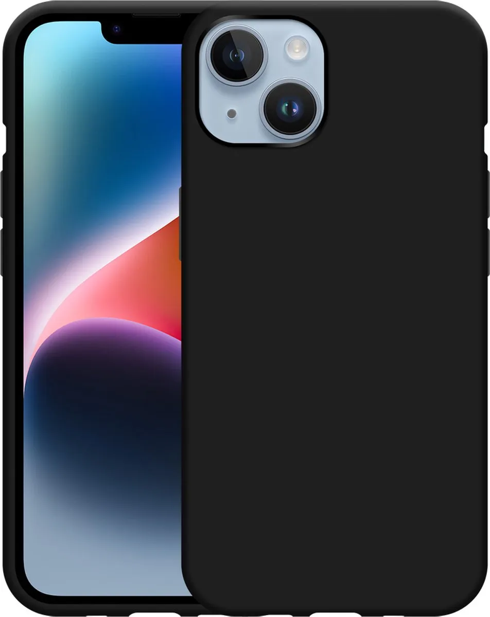Just in Case iPhone 15 Hoesje met Koord 8130099 - Zwart