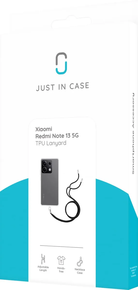 Just in Case Hoesje Xiaomi Redmi Note 13 5G - Transparant
