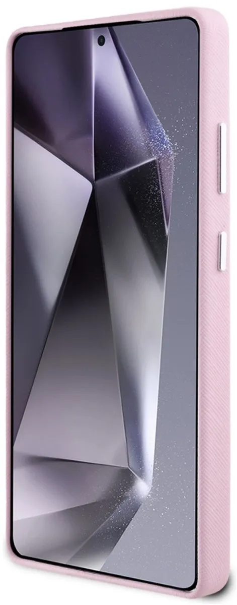 Karl Lagerfeld Saffiano Hoesje Roze - Samsung Galaxy S25 Ultra - MagSafe