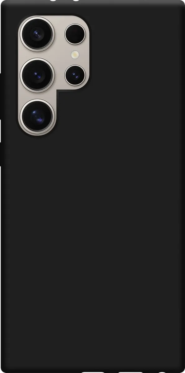 Just in Case Hoesje Samsung Galaxy S24 Ultra Siliconen - Zwart - 8444981 - afbeelding 6 van 6
