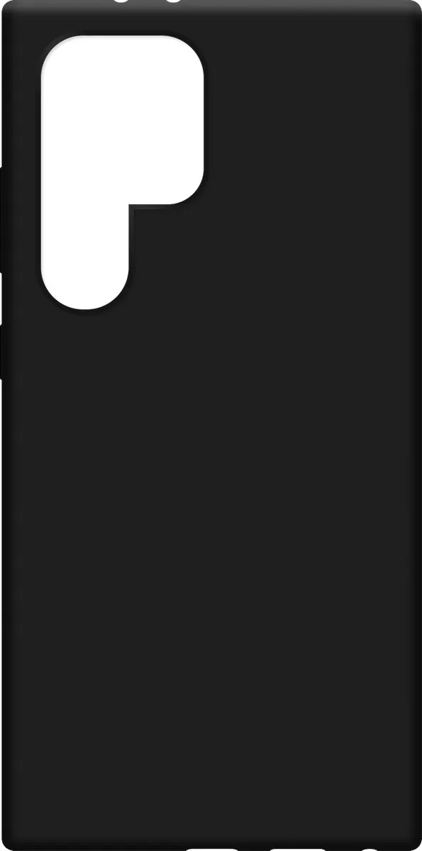 Just in Case Hoesje Samsung Galaxy S24 Ultra Siliconen - Zwart - 8444981