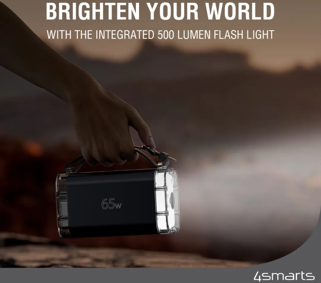 4Smarts Lucid Air 65W Powerbank 26.800mAh - 3x Opladen