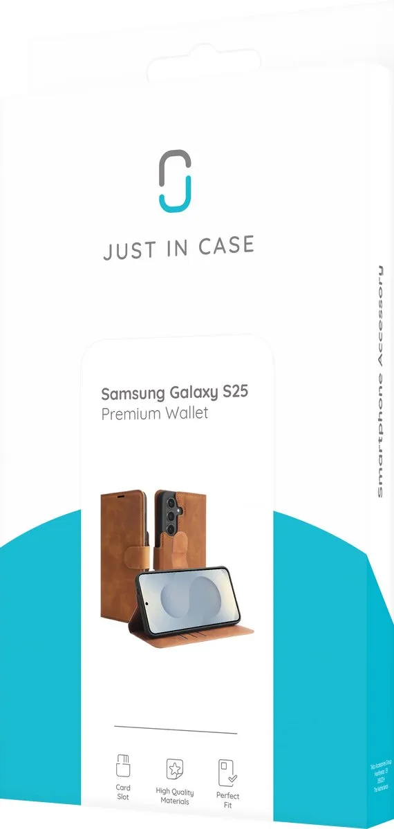 Just in Case Samsung Galaxy S25 Hoesje 8504630 - Bruin - afbeelding 6 van 6
