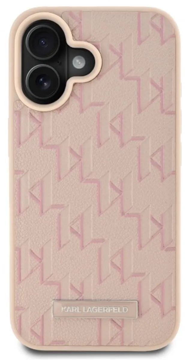 Karl Lagerfeld iPhone 16 Hoesje - Roze - MagSafe