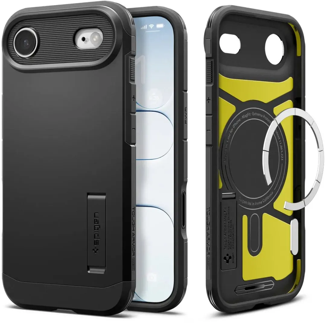 Spigen Tough Armor T AI ACS09928 iPhone Hoes - Zwart