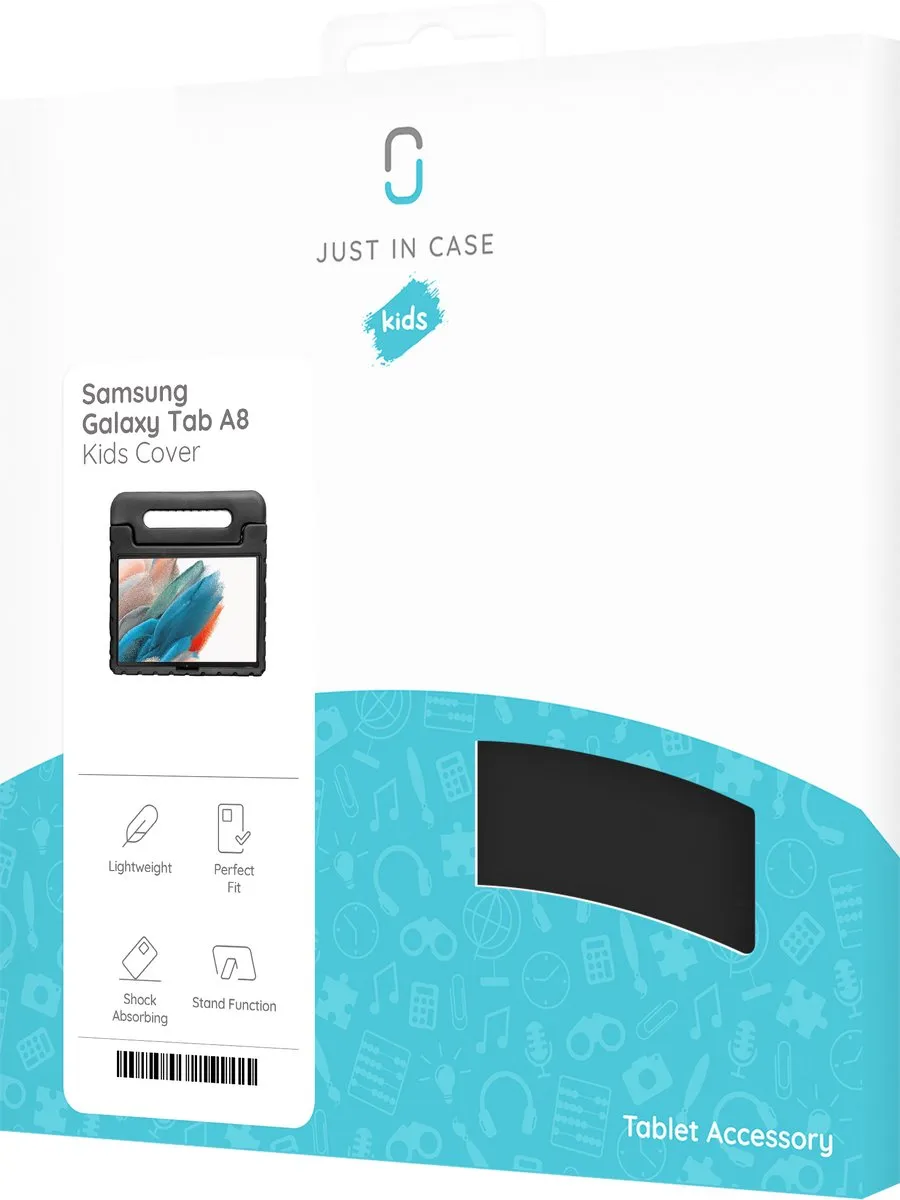 Just in Case Kinderhoes Samsung Galaxy Tab A8 10.5" - Zwart