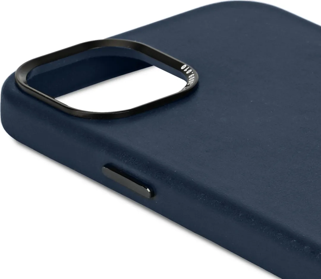Decoded Hoesje iPhone 15 True Navy - MagSafe - Europees Leer - afbeelding 6 van 6