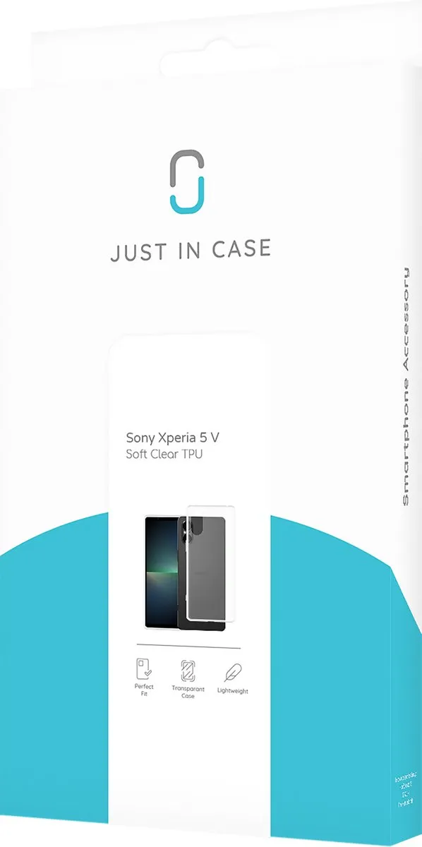 Just in Case Hoesje Sony Xperia 5 V Siliconen 8110589 - Transparant