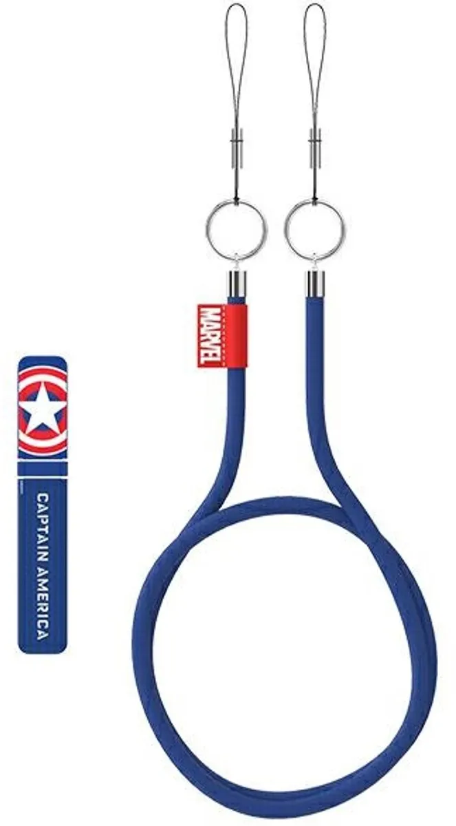 Samsung Galaxy S22 Protective Standing Etui Marvel Blauw