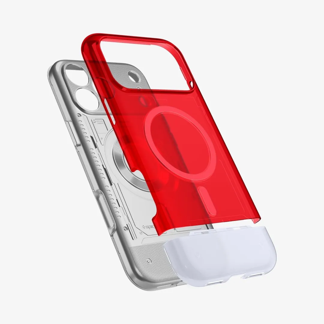 Spigen Classic C1 ACS09909 iPhone 17 Pro Max Hoes - Rood