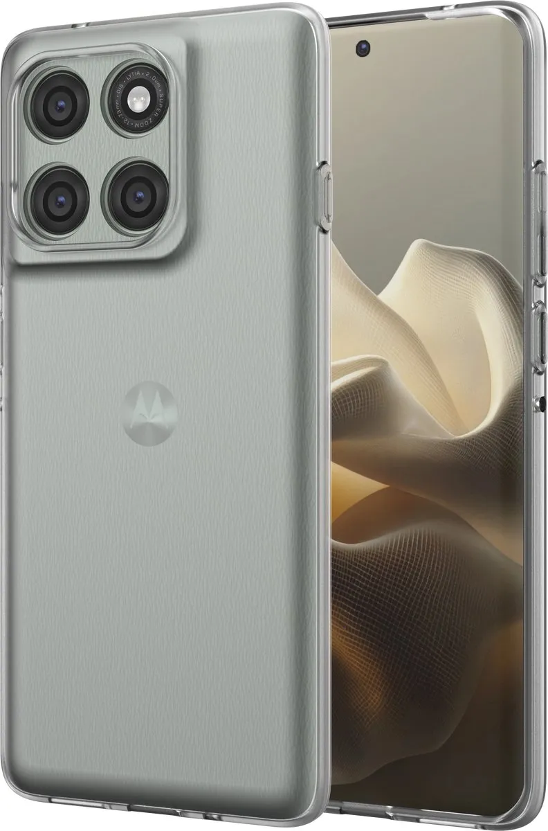 Just in Case Hoesje Motorola Edge 60 Pro Siliconen - Transparant