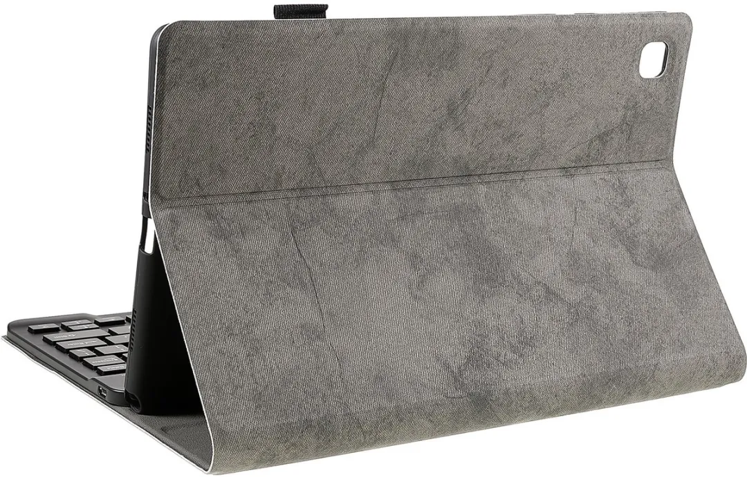 Just in Case Tablethoes met Toetsenbord Vintage Grijs - Samsung Galaxy Tab A9