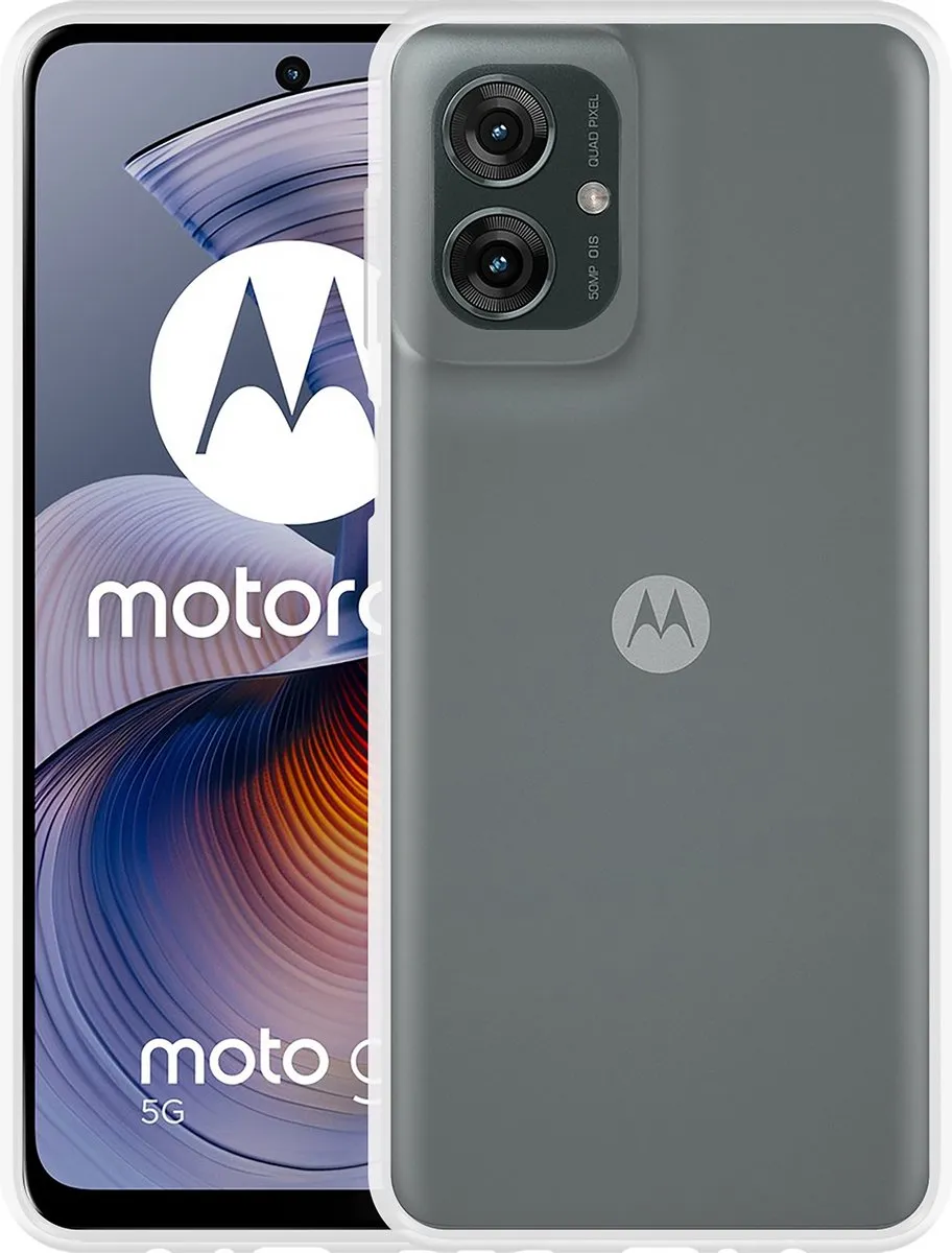 Just in Case Moto G55 Siliconen Hoesje - Transparant - MPN 8501981
