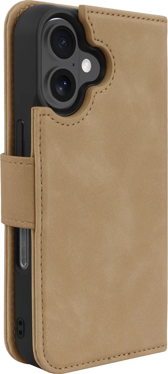 Just in Case iPhone 16 Hoesje 2-in-1 Bruin - 3 Pasjes