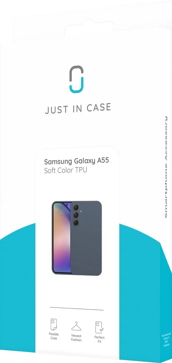Just in Case Hoesje Samsung Galaxy A55 - Blauw - 8446695