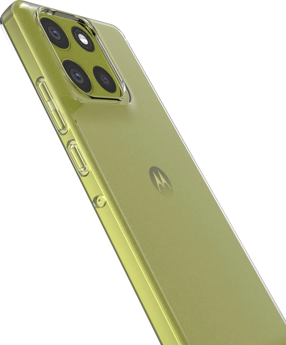 Just in Case Moto G86 Hoesje met Koord MMT2767KL0L - Transparant