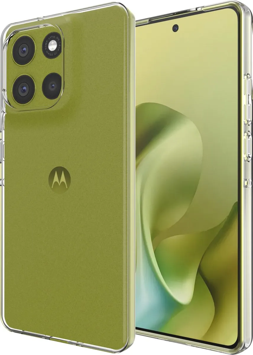 Just in Case Moto G86 Hoesje met Koord MMT2767KL0L - Transparant