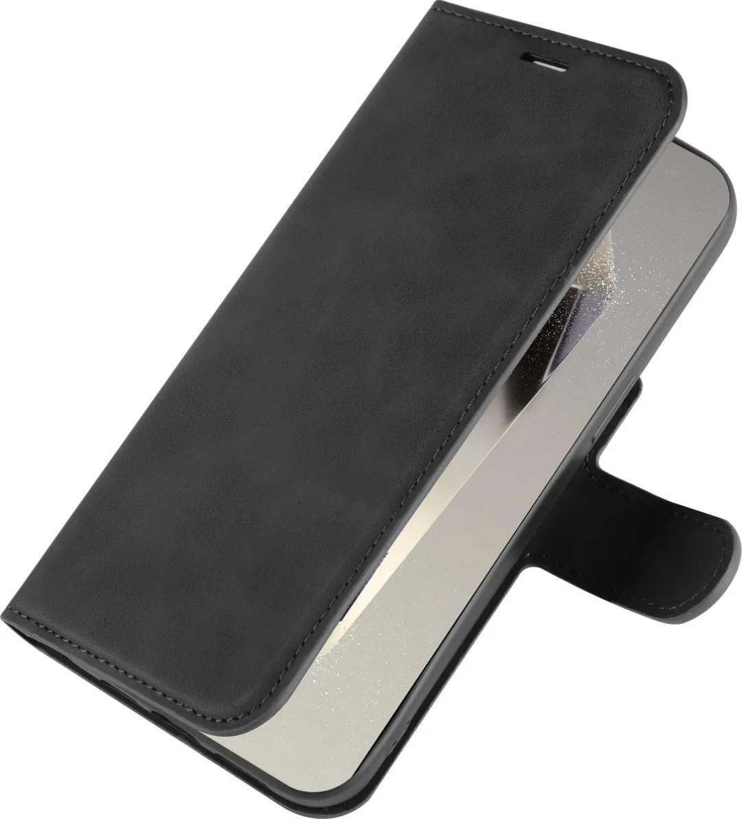 Just in Case Hoesje Samsung Galaxy S24 Ultra 8326522 - Pasjeshouder 4 Stuks - Zwart