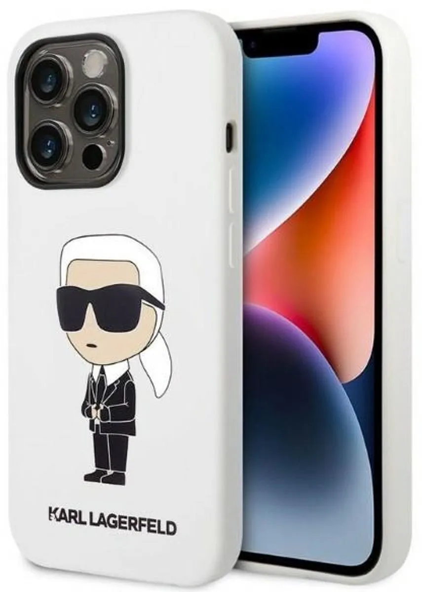 Karl Lagerfeld Ikonik Serie iPhone 14 Pro Hoesje