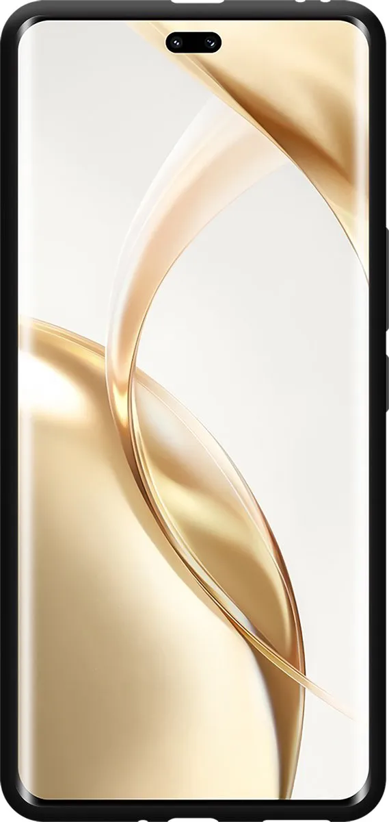Just in Case Hoesje Honor 200 Pro - Siliconen - Zwart