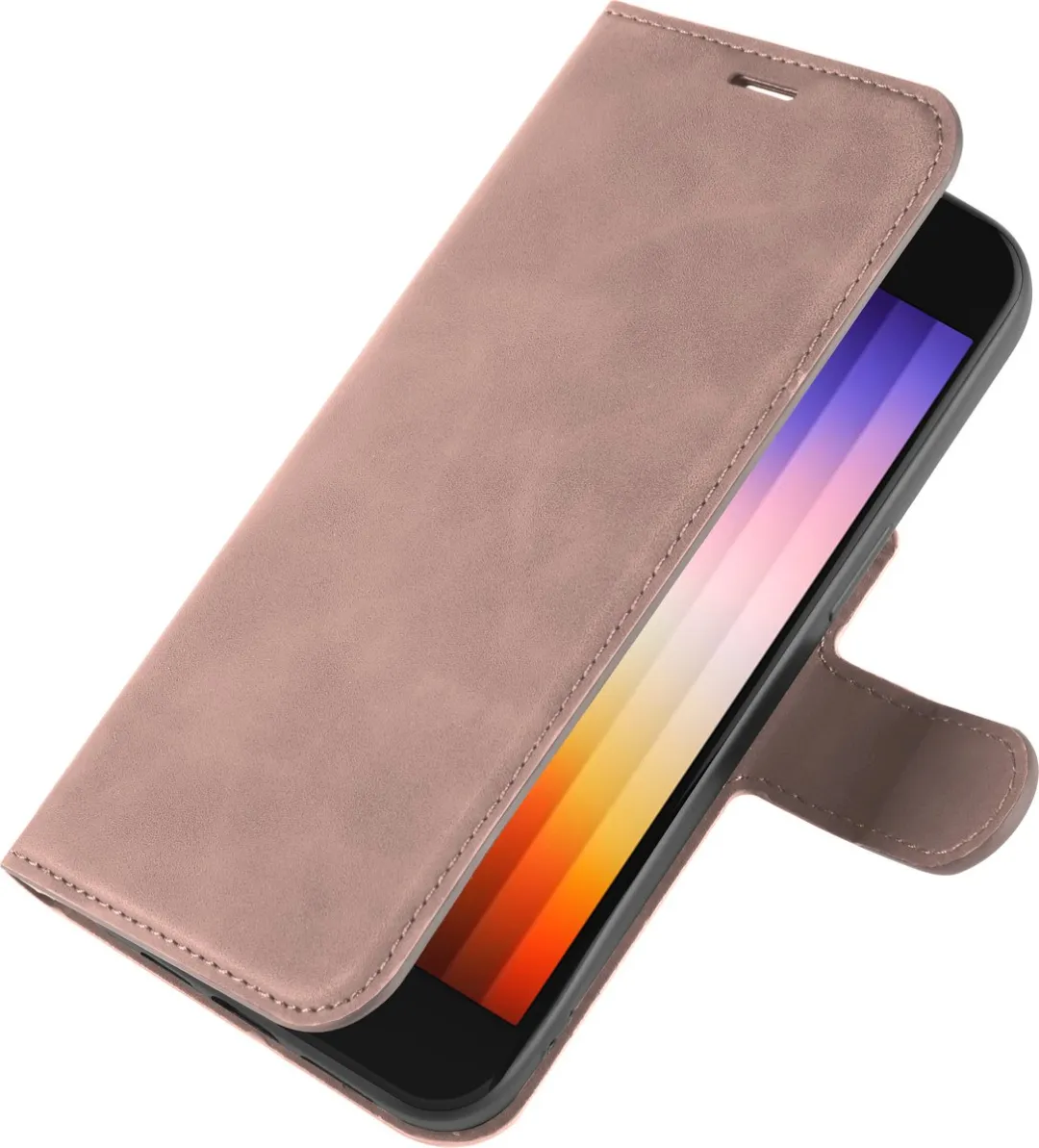 Just in Case iPhone SE (2022) Hoesje Roze - 4 Pasjes