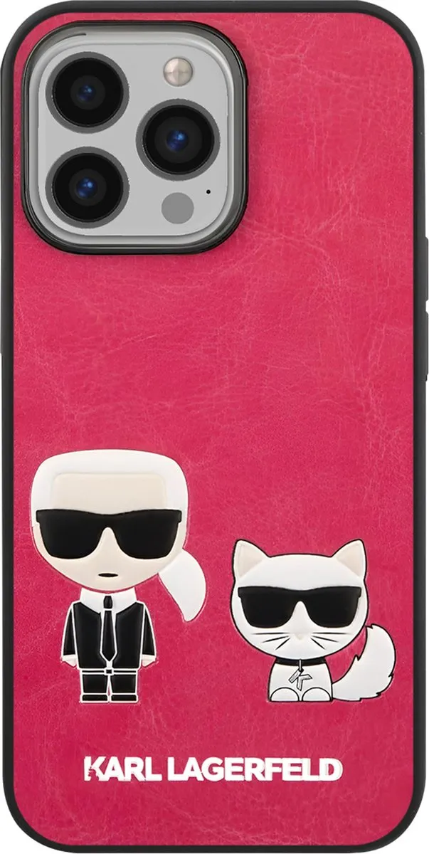 Karl Lagerfeld iPhone 13 Pro Pu Back Cover