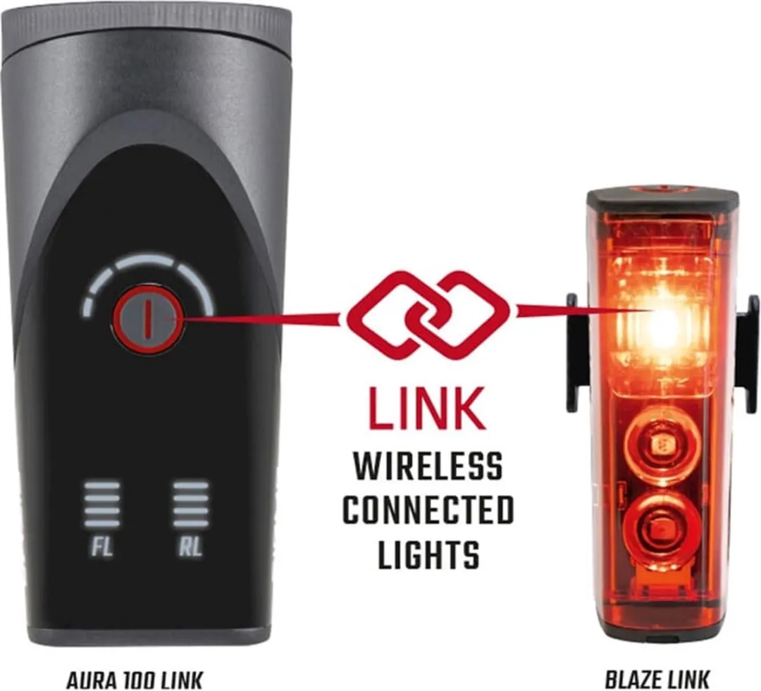 Sigma Aura 100 Verlichtingsset - QR + USB - Zwart