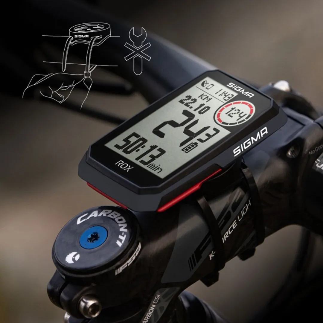 Sigma Sport Rox 4.0 GPS Fietscomputer 01060 - Zwart - afbeelding 6 van 6