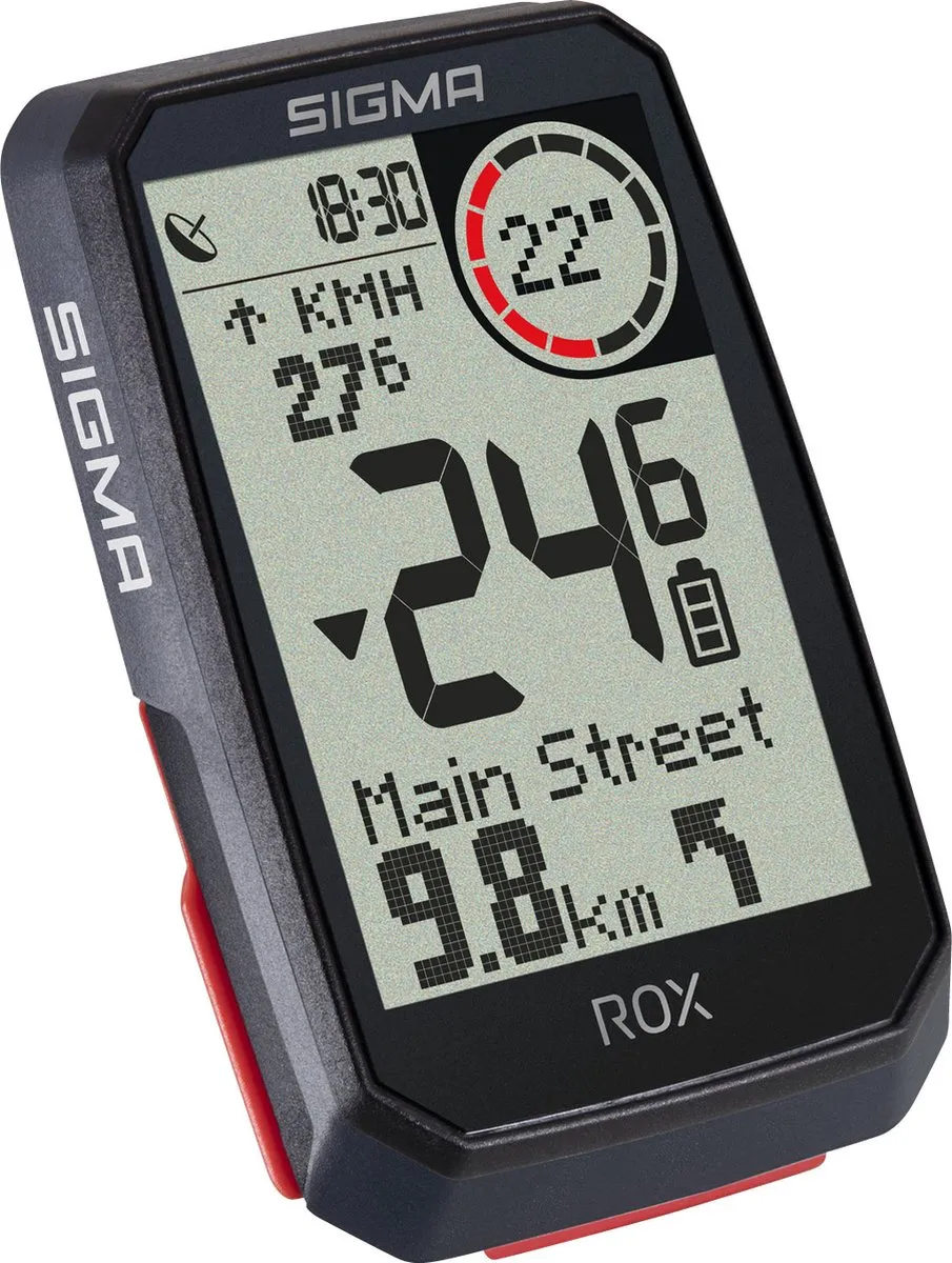 Sigma Sport Rox 4.0 GPS Fietscomputer 01060 - Zwart