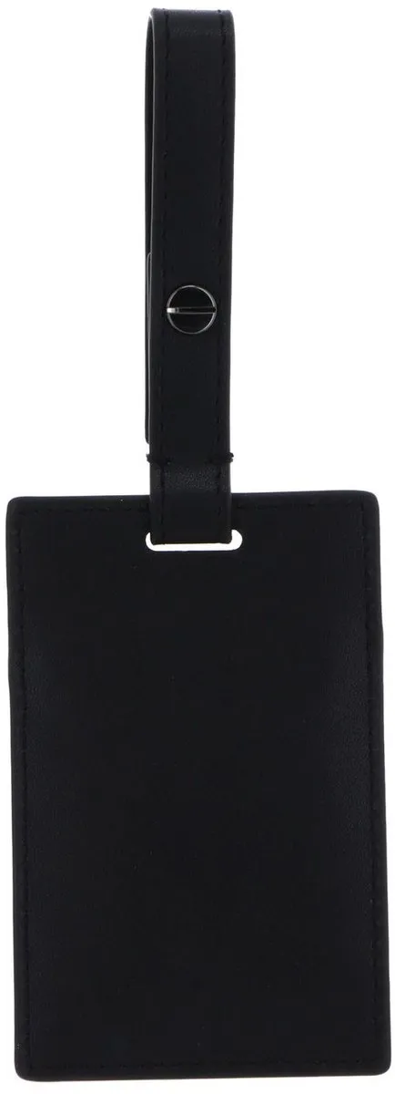 Lacoste Leren Bagagelabel Nomogramme NU5267MR - Noir