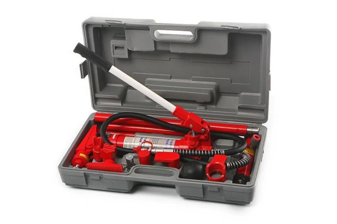 HBM Hydraulische Uitdeukset 4 Ton - Rood