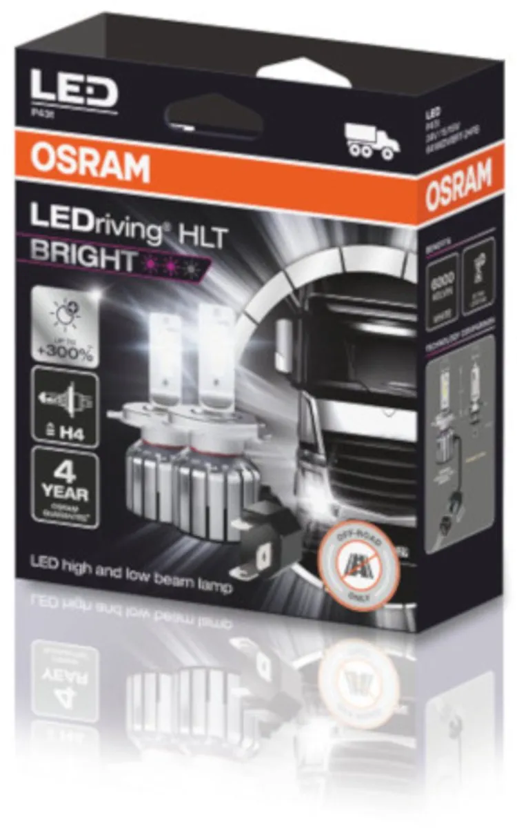 Osram LEDriving HLT Bright H4 24V Set - 2 Stuks
