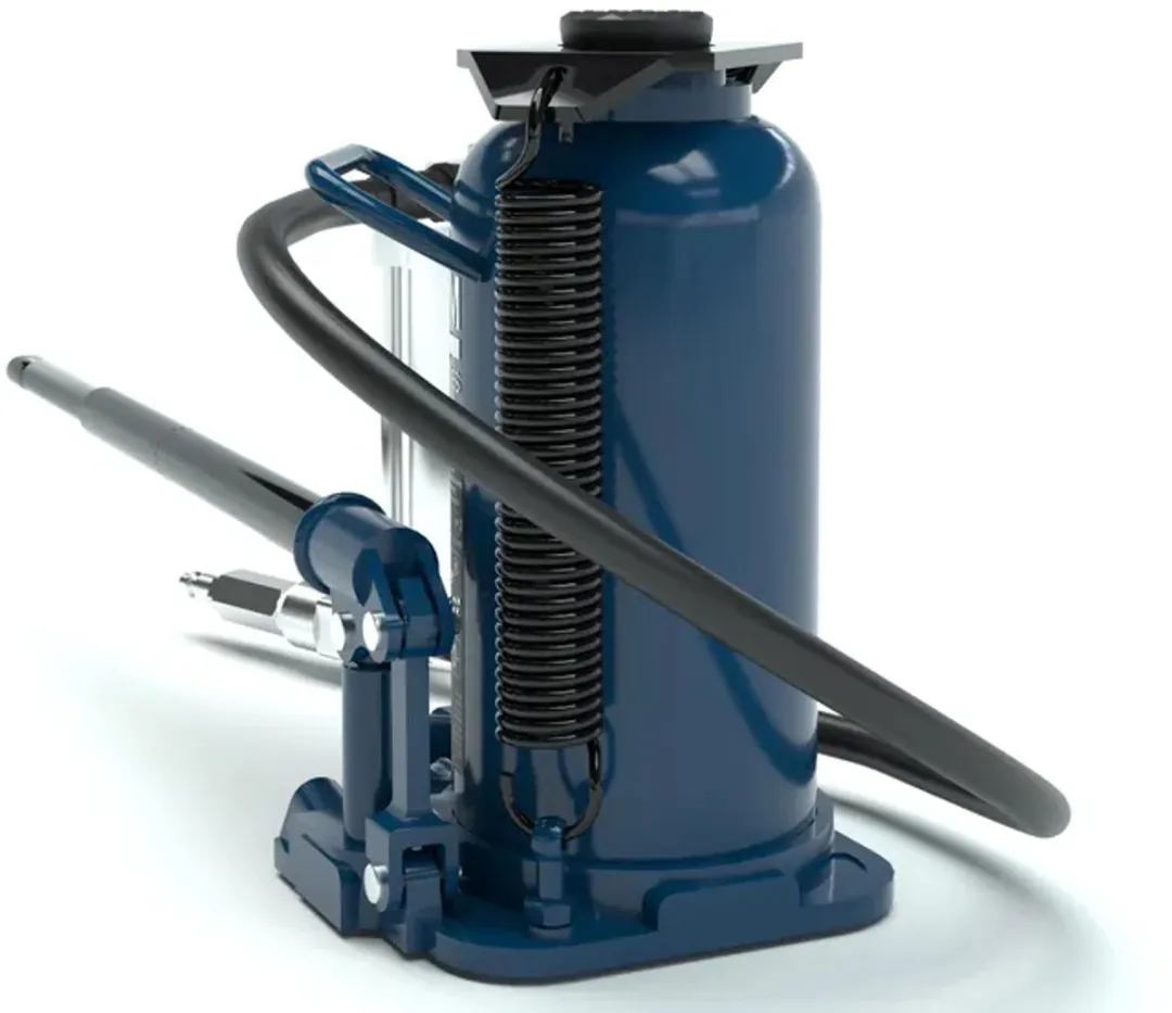 HBM Pneumatische Potkrik 20 Ton - Blauw