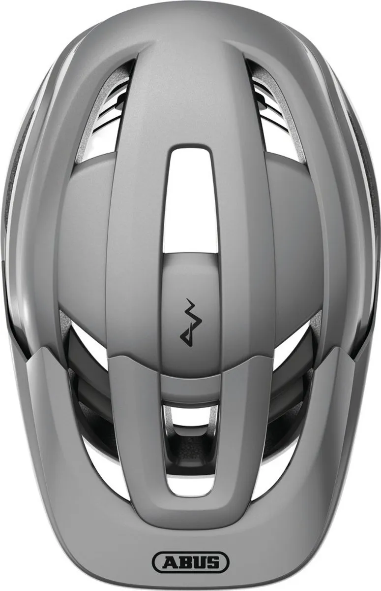 ABUS Cliffhanger Helm M - 54-58cm - Zilver