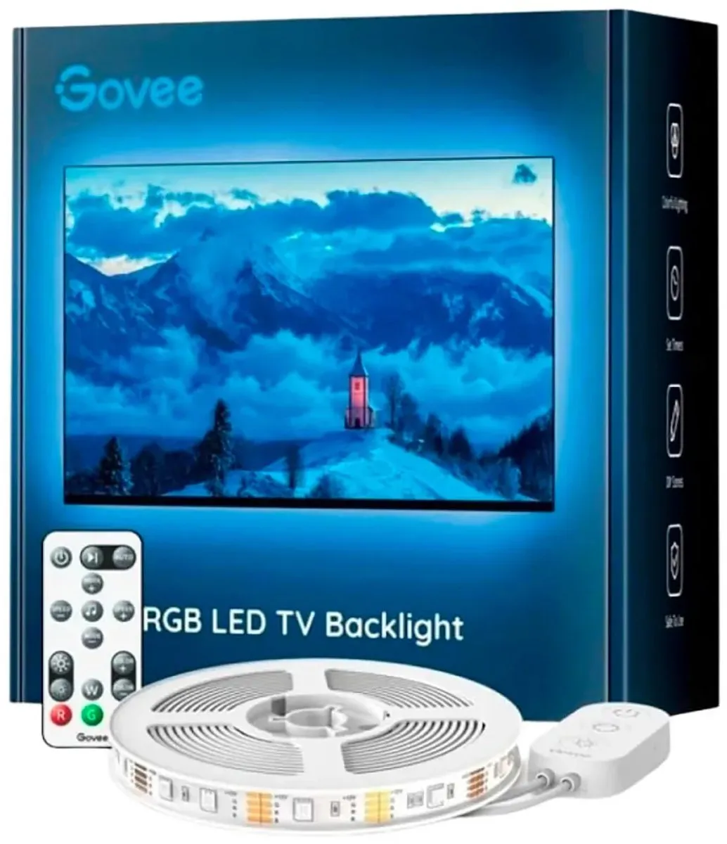 Govee RGB LED Backlight H6179 voor TV 46-60" - Wit