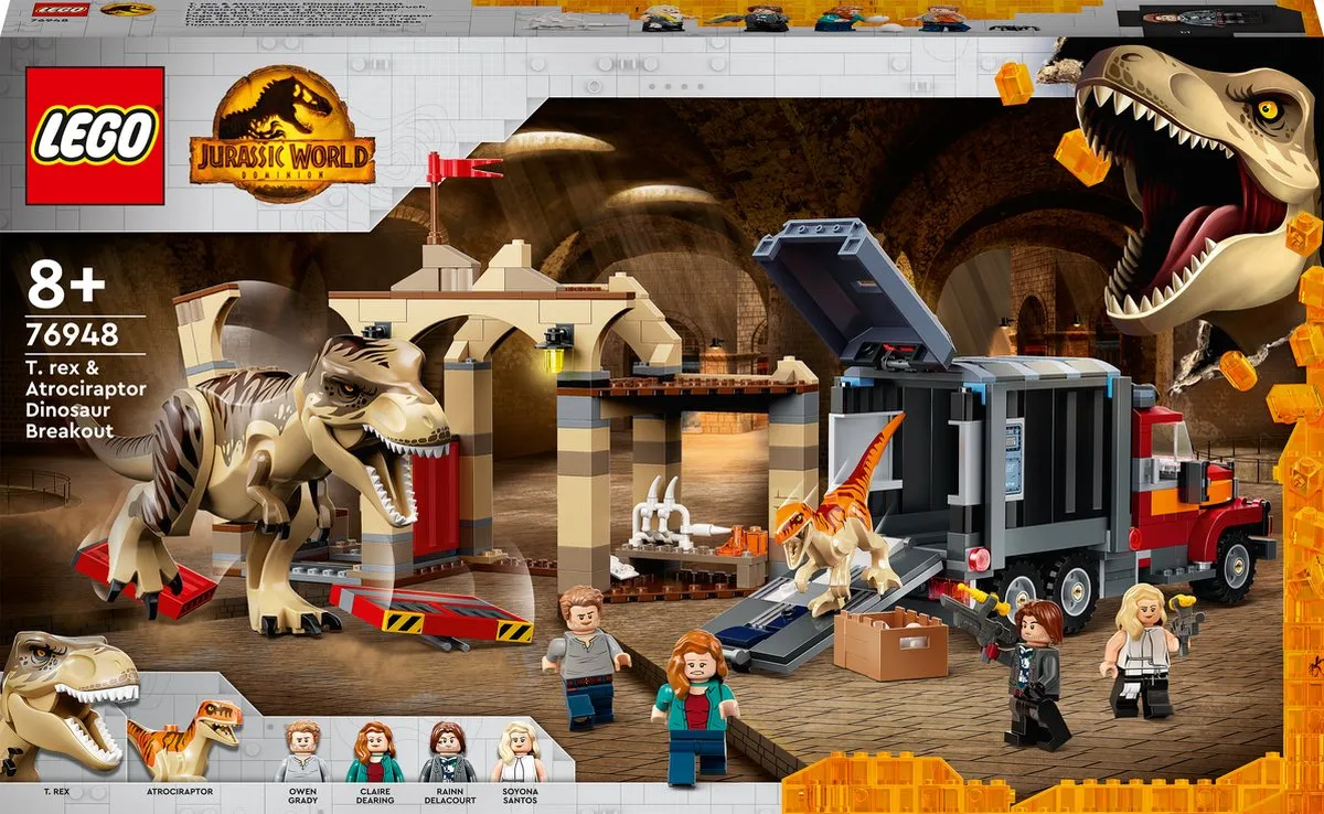 LEGO Jurassic World T. Rex & Atrociraptor 76948