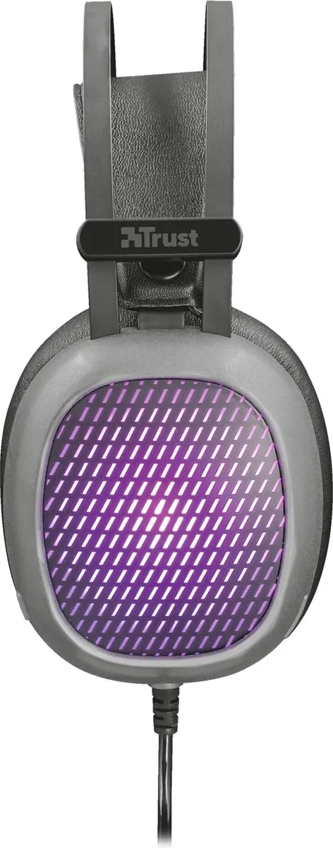 Trust Lumen Headset 8713439224474 - Zwart/Blauw - afbeelding 6 van 6