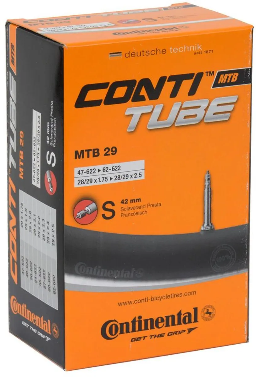 Continental MTB Binnenband 29" - Buisvormig 60mm - Meerkleurig