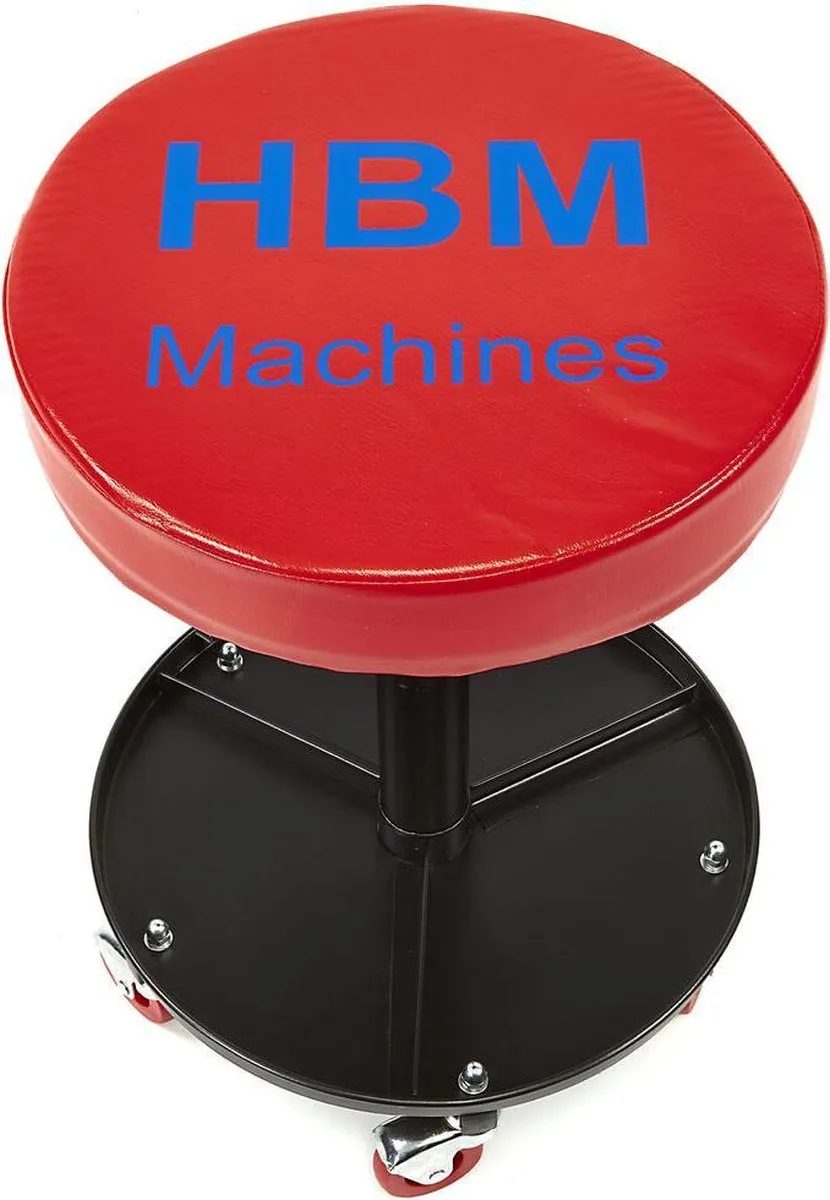 HBM Pneumatisch Garage Stoeltje Alfa Romeo 145 - Rood/Zwart