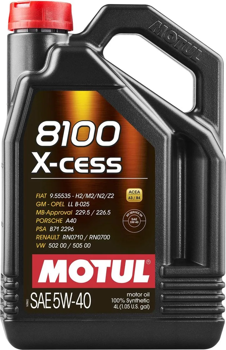 Motul 8100 X-Cess 5W40 Motorolie