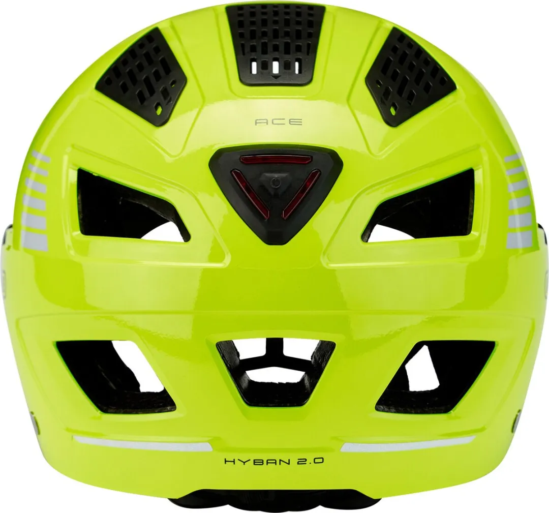 ABUS Hyban 2.0 ACE Fietshelm - Geel - Maat L - afbeelding 6 van 6