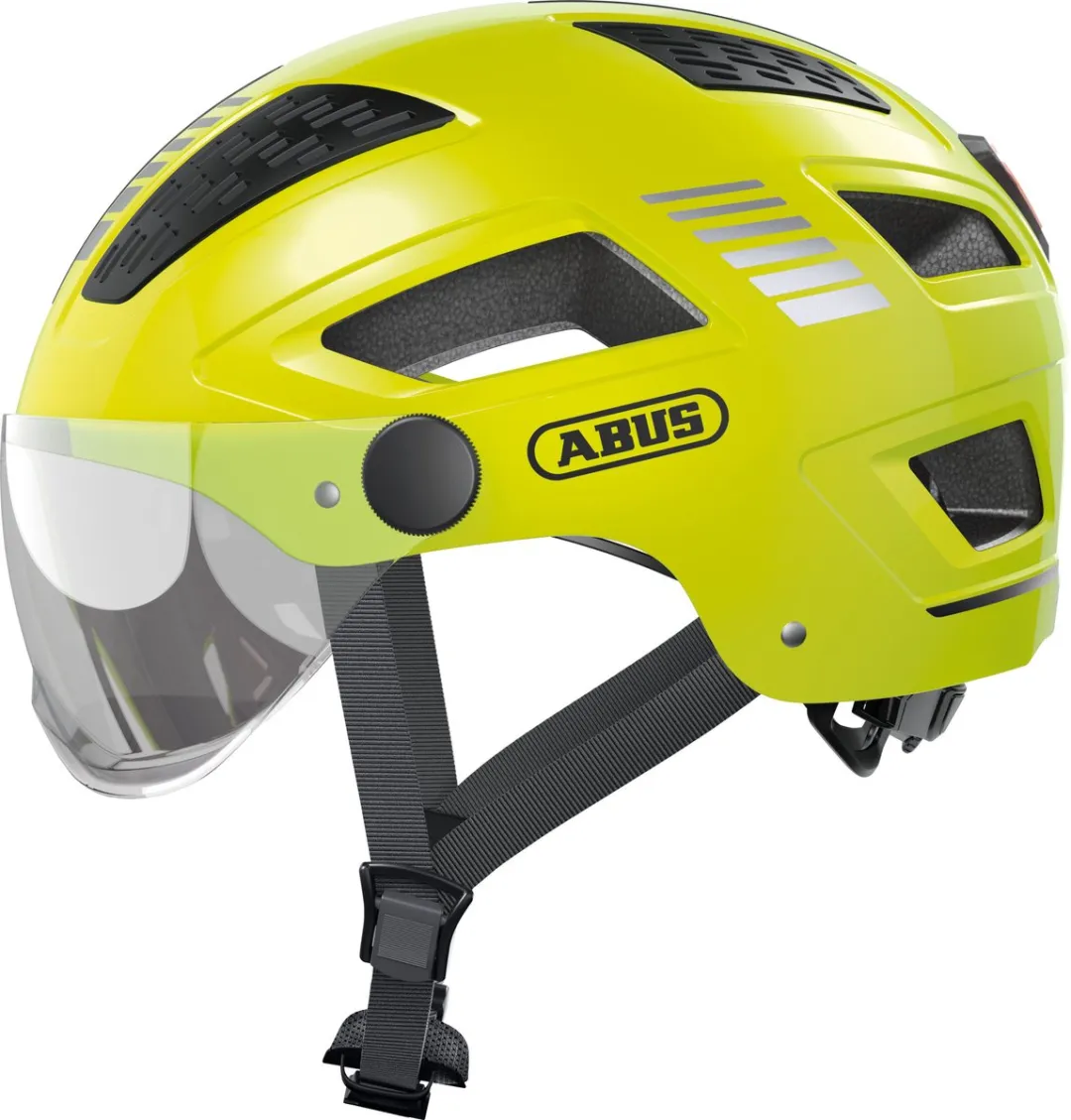 ABUS Hyban 2.0 ACE Fietshelm - Geel - Maat L