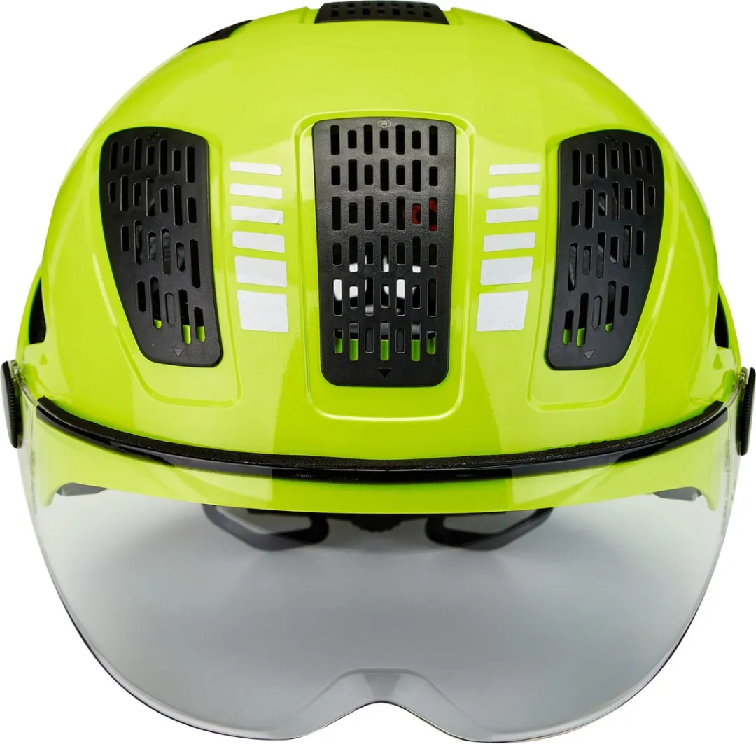 ABUS Hyban 2.0 ACE Fietshelm - Geel - Maat L