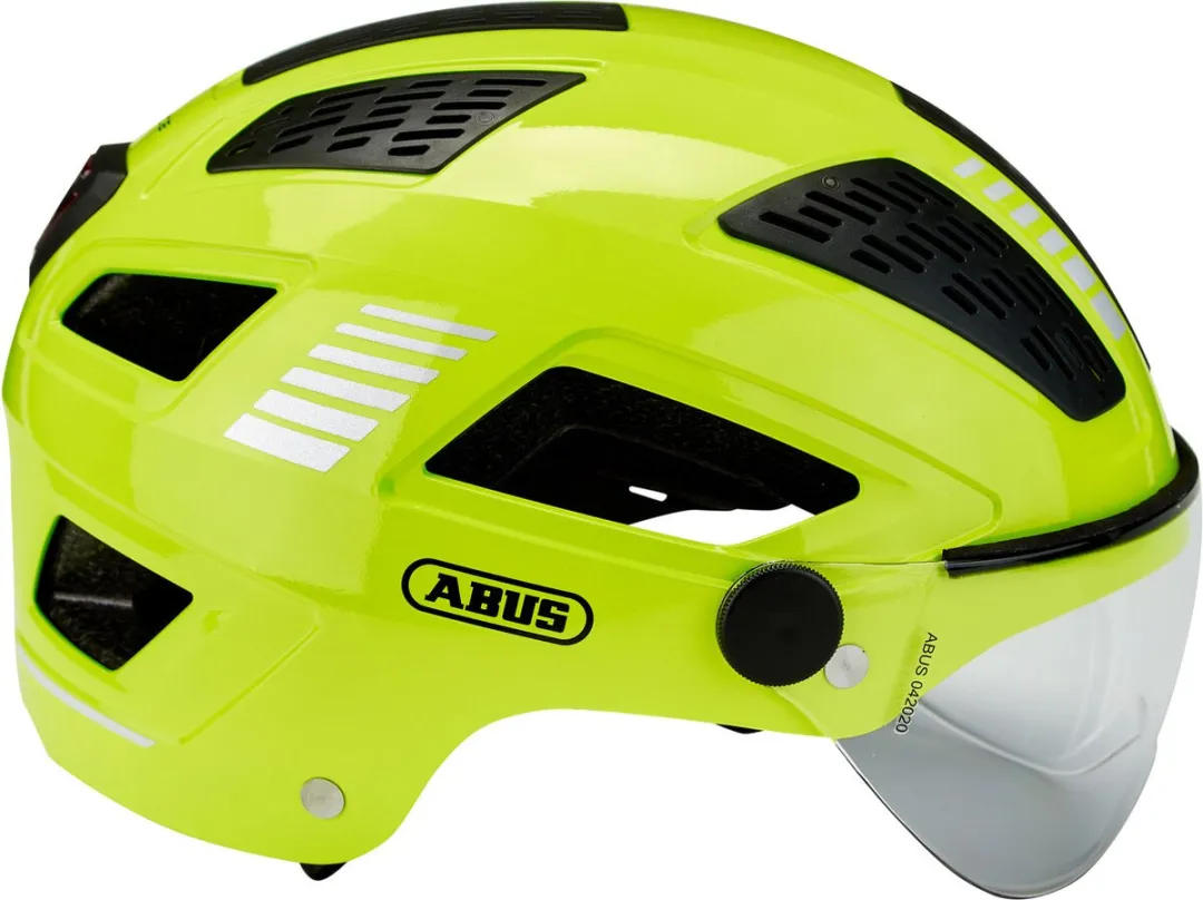 ABUS Hyban 2.0 ACE Fietshelm - Geel - Maat L
