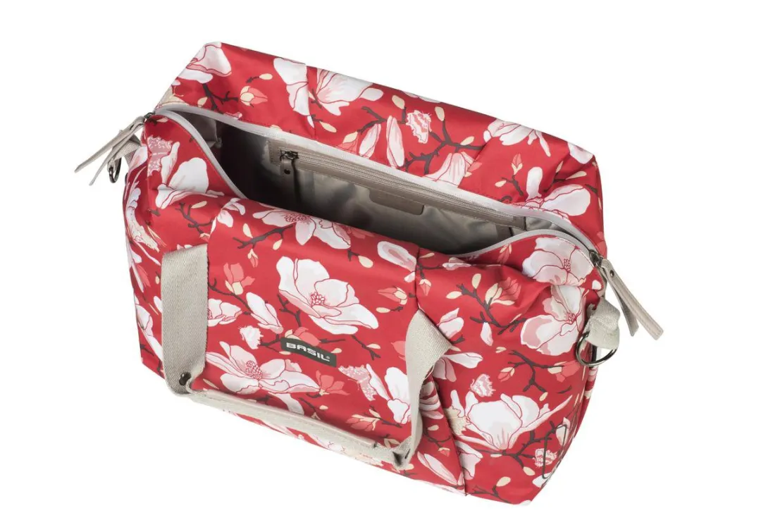 Basil Magnolia Enkele Fietstas 18L - Rood - afbeelding 3 van 4