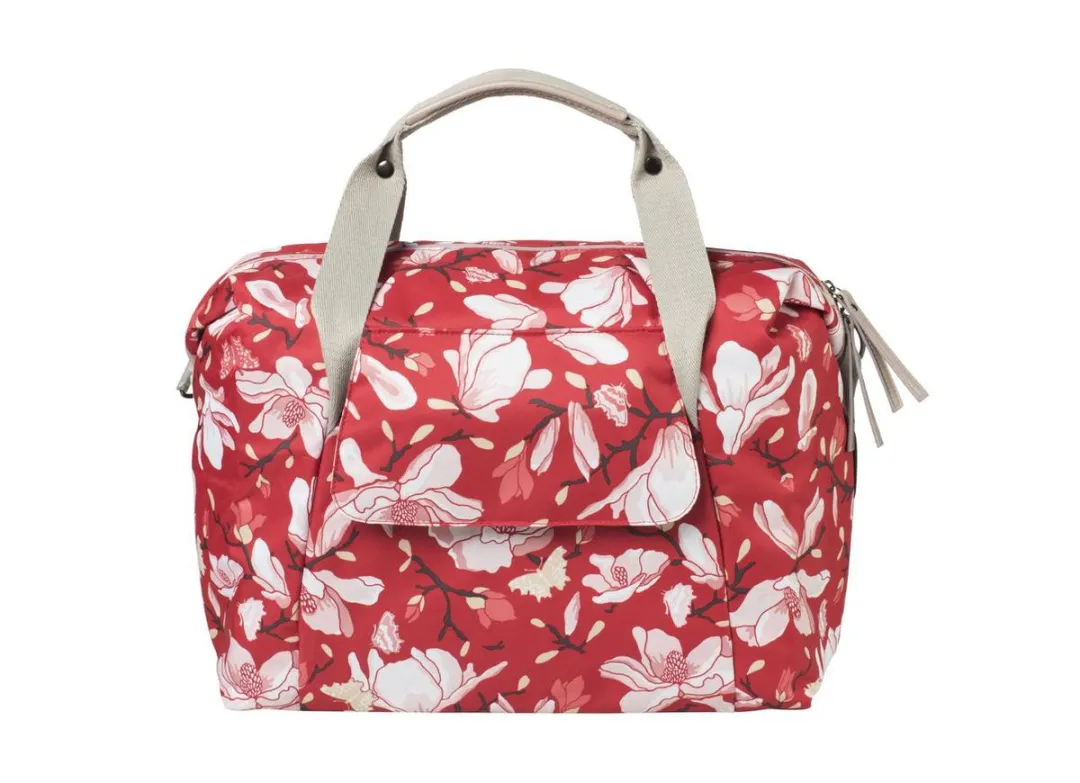 Basil Magnolia Enkele Fietstas 18L - Rood - afbeelding 4 van 4