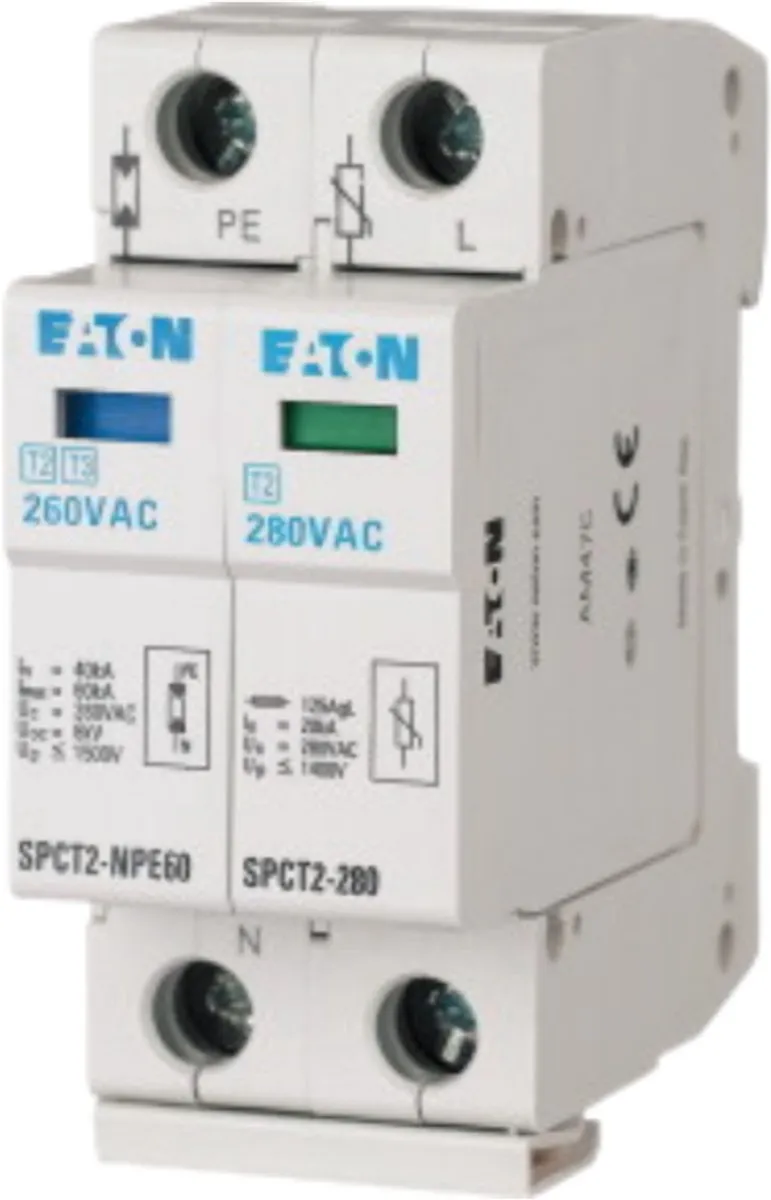 Eaton 167619 SPCT2-280-1+NPE Overspanningsbeveiliging 20kA