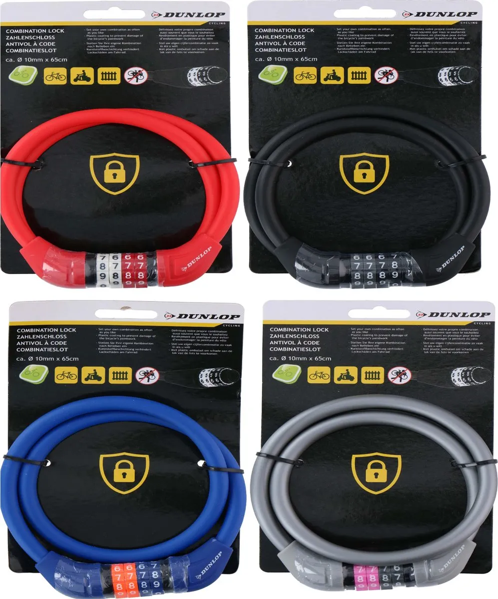Dunlop Cijferslot 10x65cm