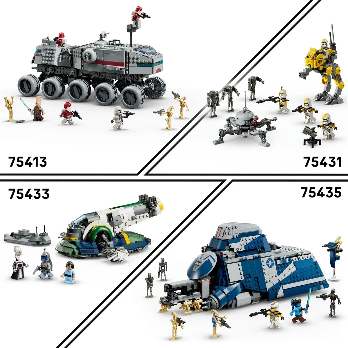 LEGO Star Wars V-19 Torrent Starfighter 75432 - 567 Stukken - 3 Minifiguren